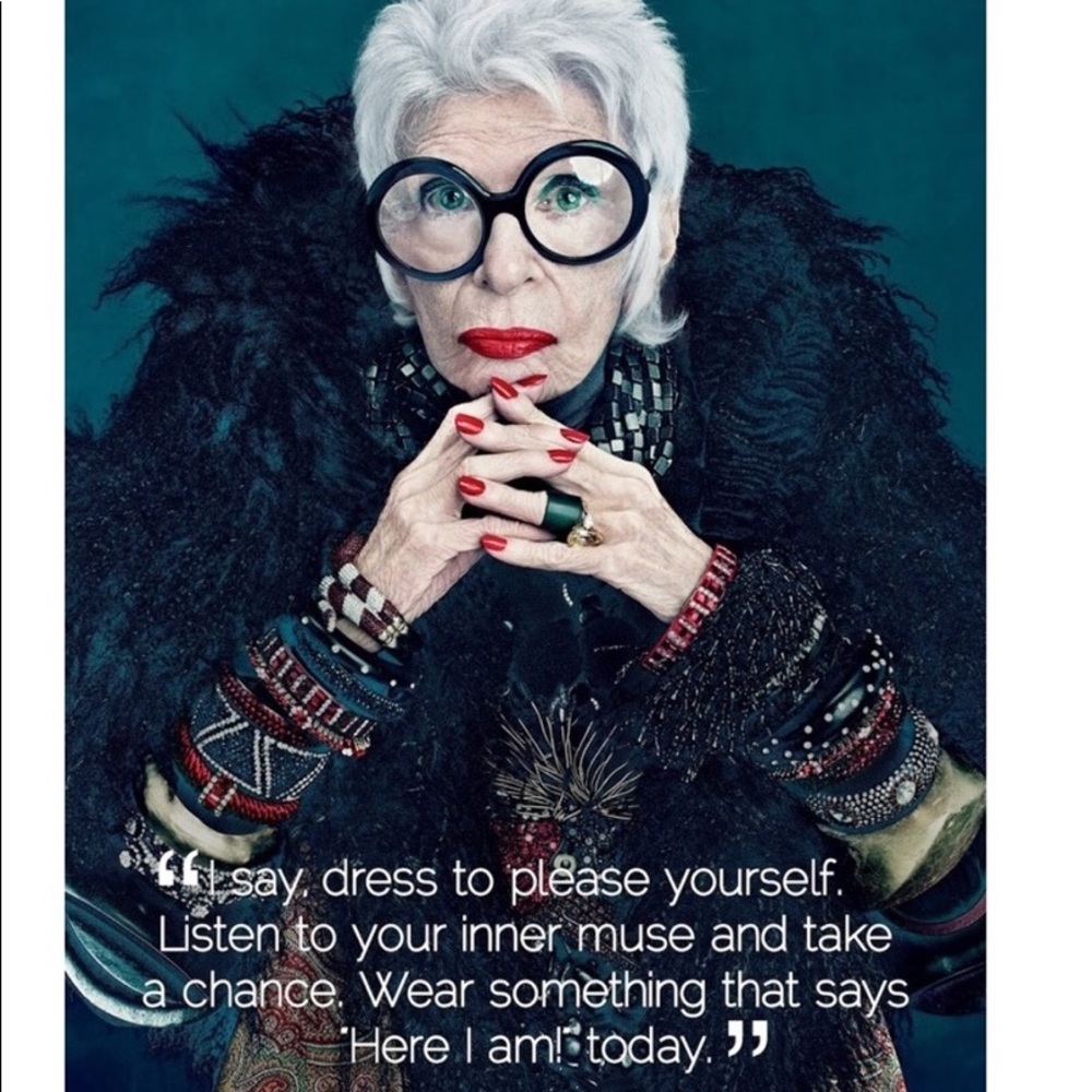 ❤️Wisdom from Iris Apfel